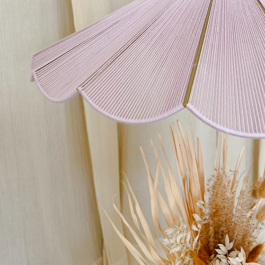 Suspension tissée en coton Dahlia small