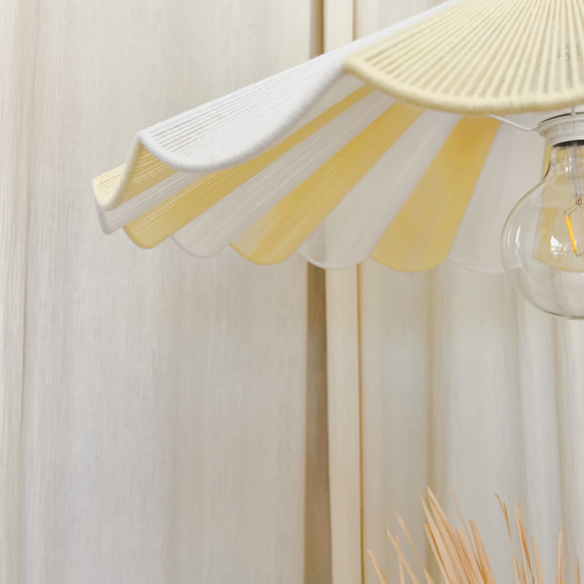 Suspension tissée en coton Solar