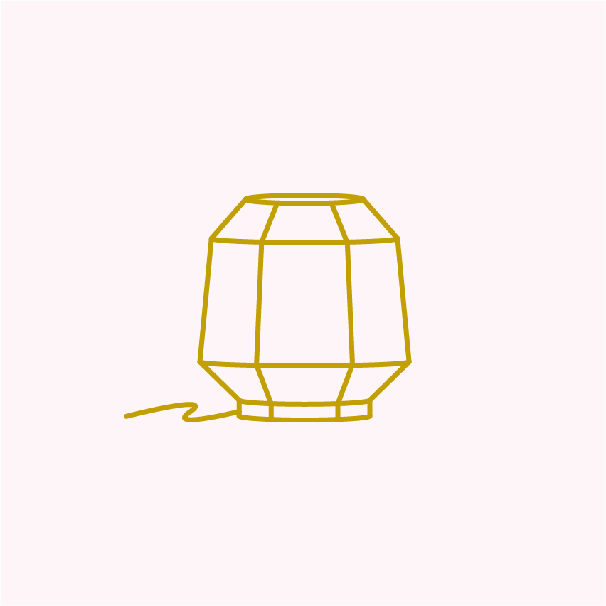 Lampe à poser - structure 01