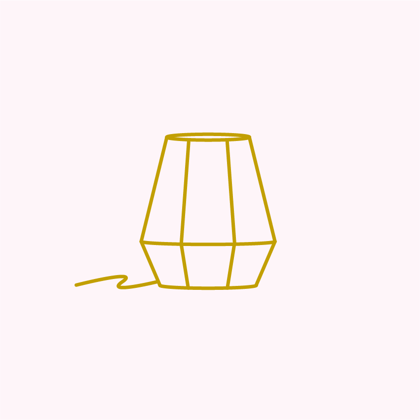Lampe à poser - structure 02