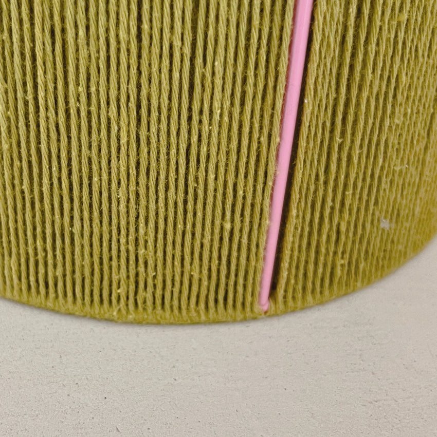 Lampe à poser au sol tissée en coton Waikiki