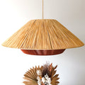 Suspension tissée en raphia Alana sand