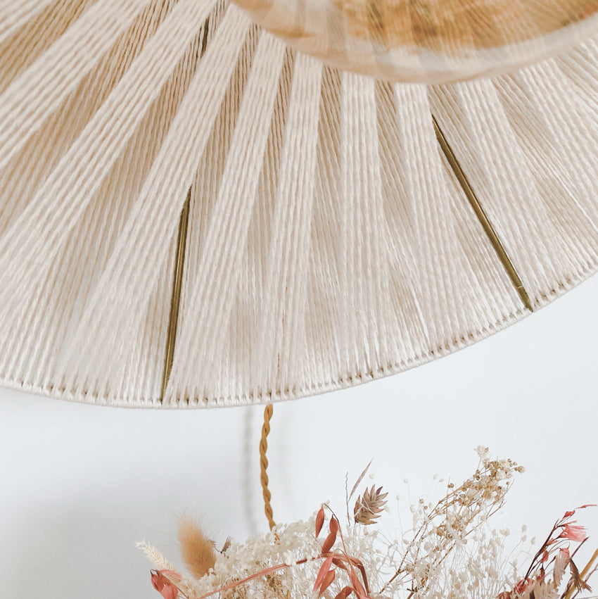 Applique tissée en coton Manava